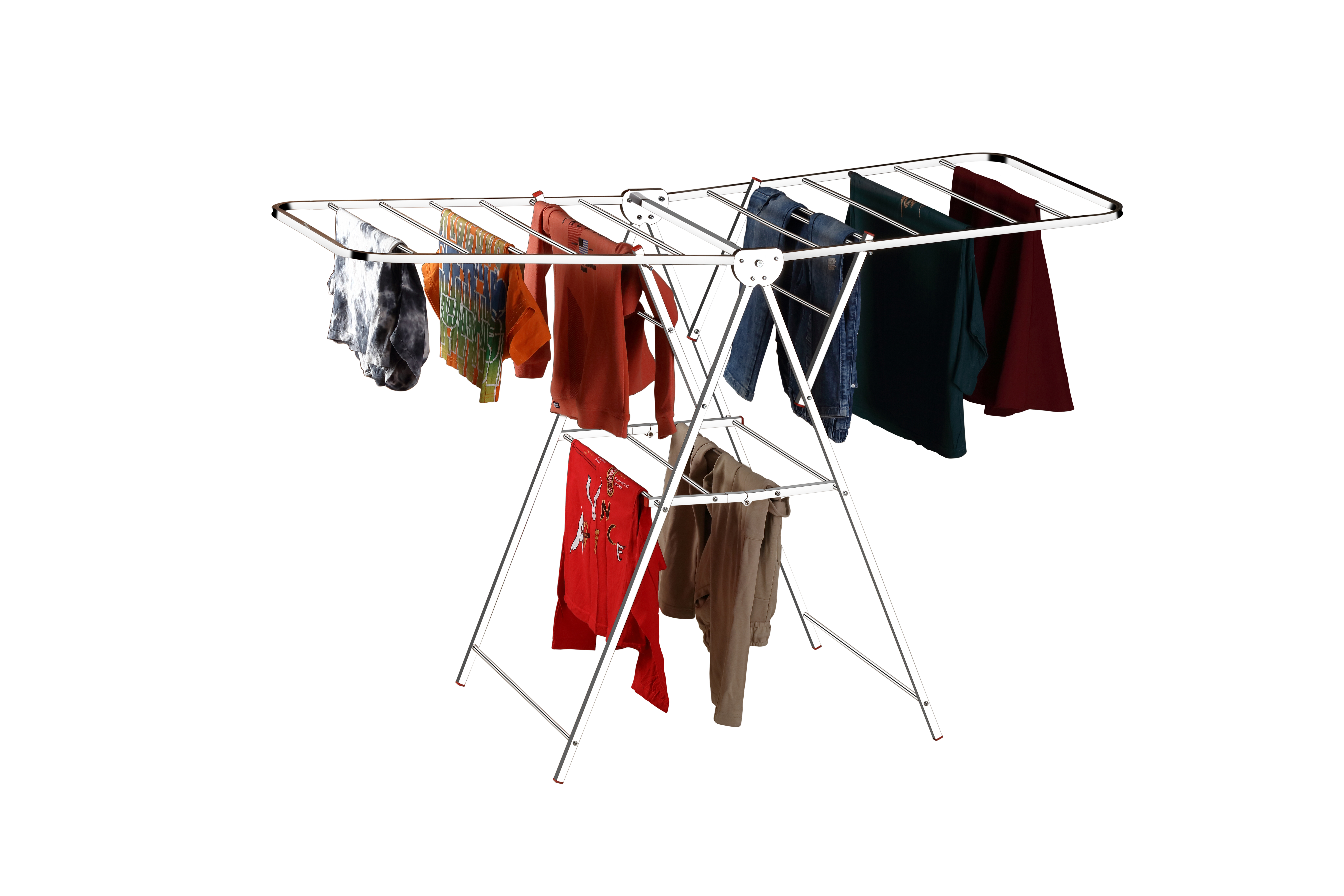 Butterfly Cloth Drying Stand Single Layer | Stainless Steel